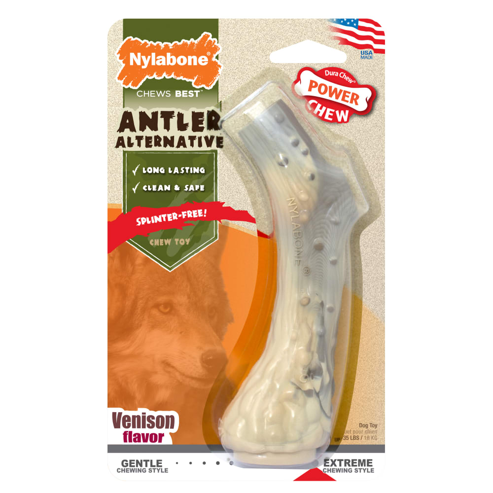 Power Chew Antler Dog Chew Alternative Nylabone