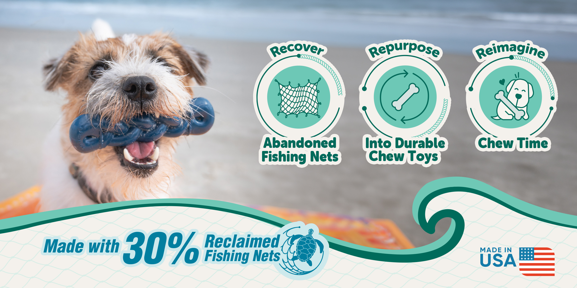 Love Our Ocean Collection announcement from Nylabone