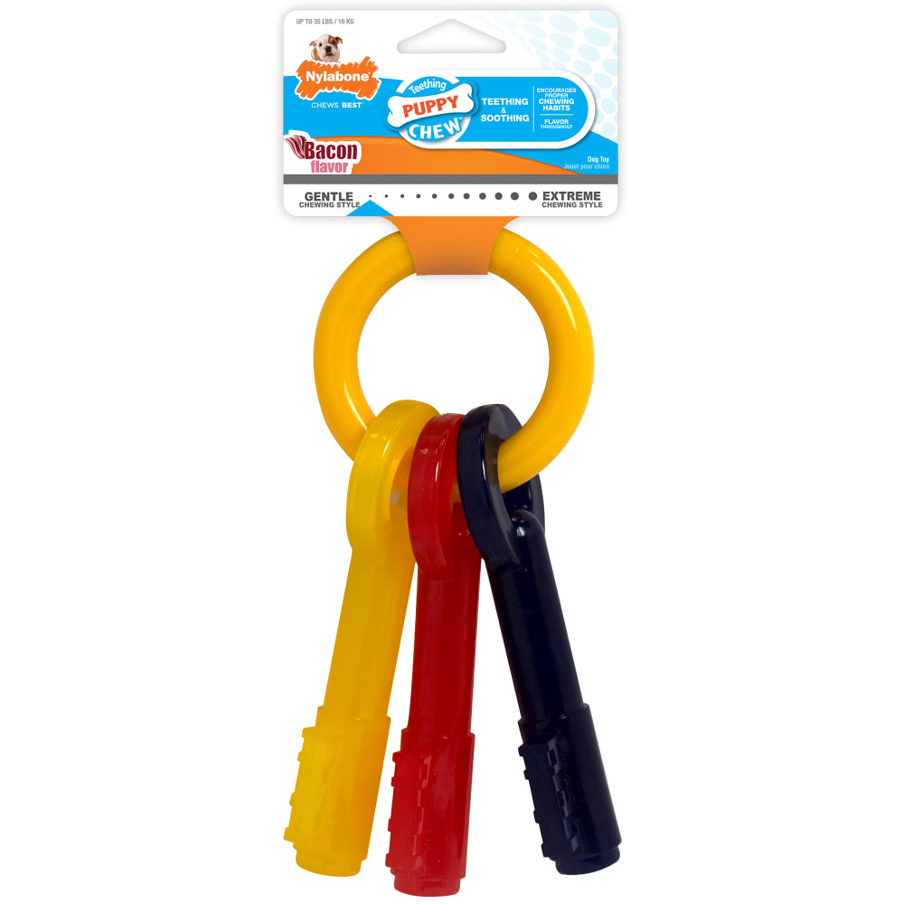 Just for Puppies Teething Chew Toy Keys Nylabone