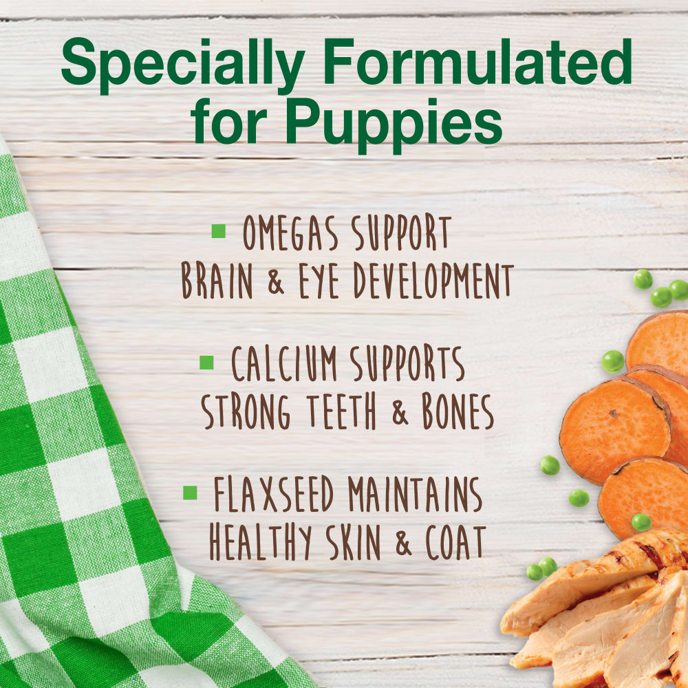 Healthy Edibles Puppy Turkey and Sweet Potato Informational Image