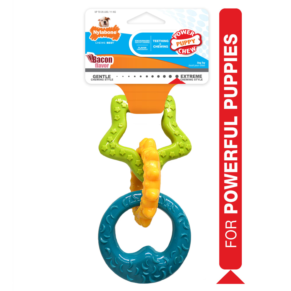 Puppy Power Chew Puppy Teething Rings Nylabone