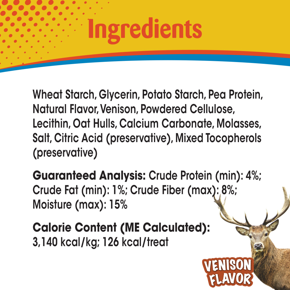 Nylabone Nubz Wild Venison Ingredients