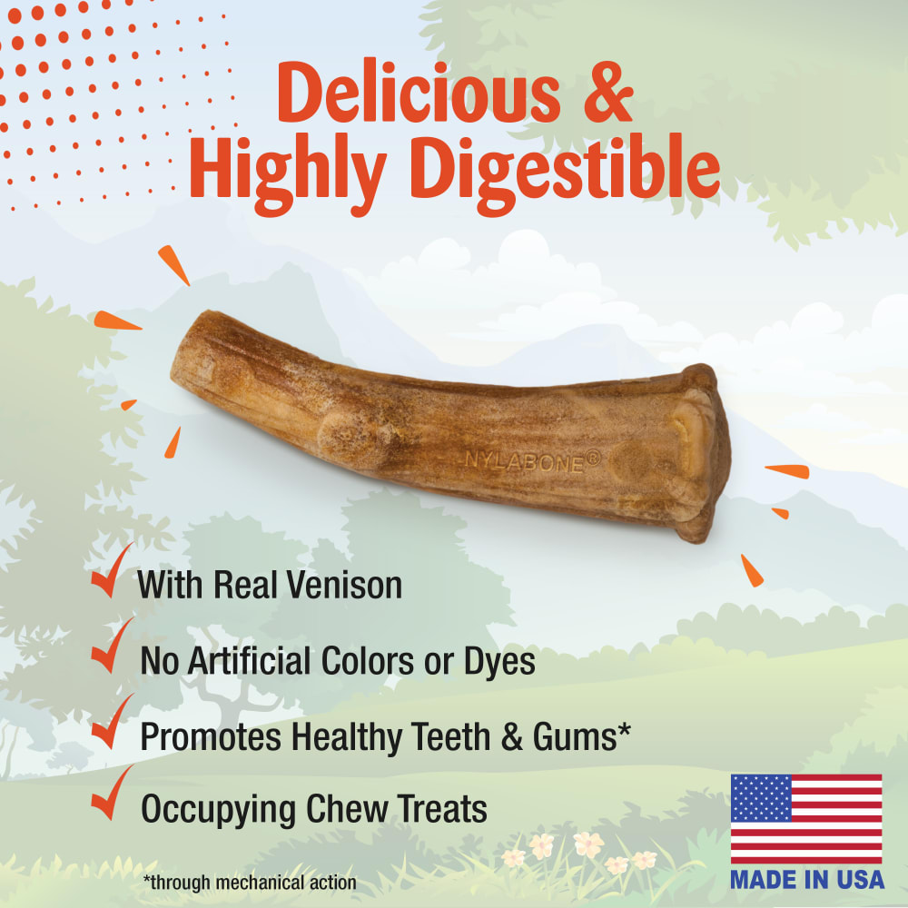 Nylabone Nubz Wild Venison Out Of Package