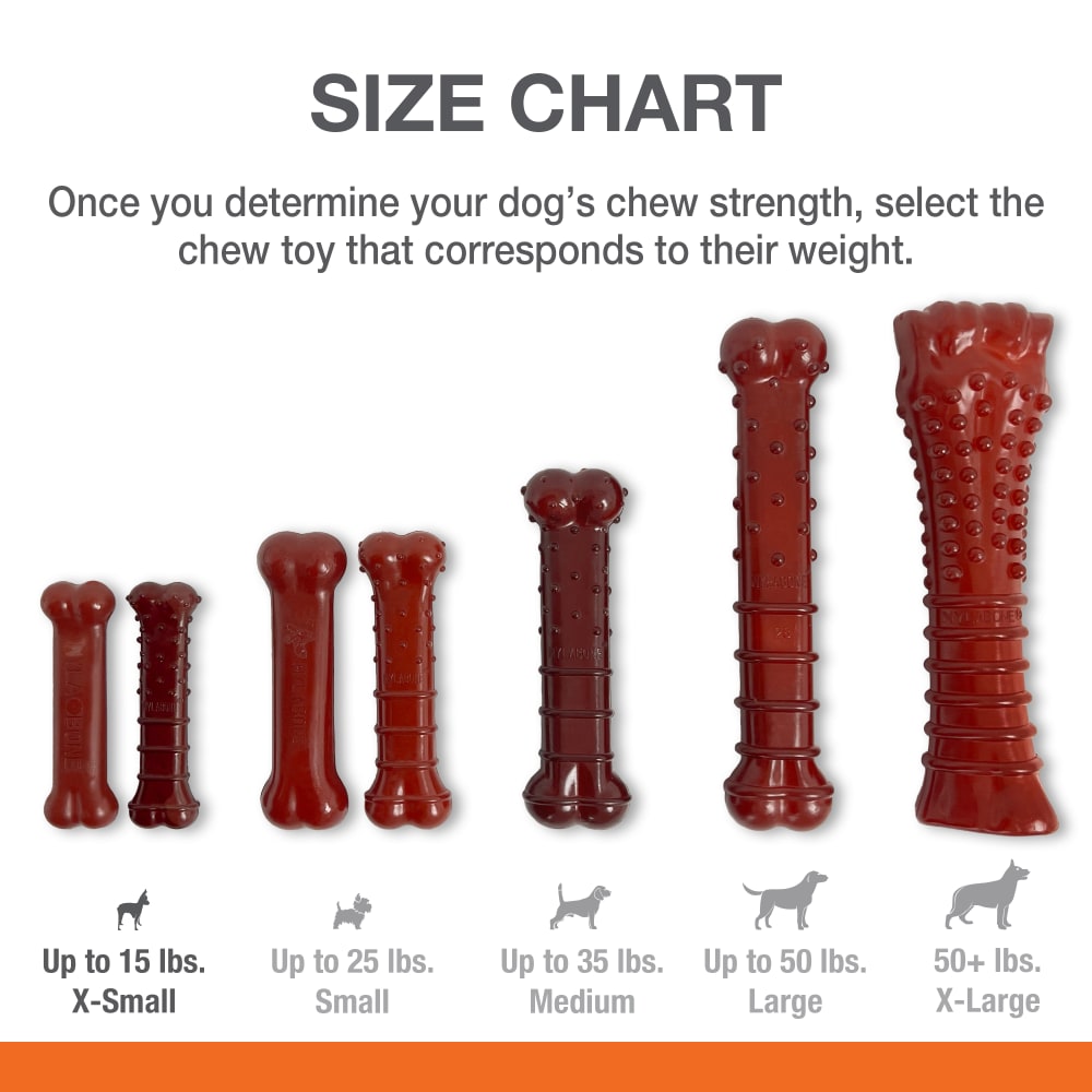 018214854104_Nylabone_Basted Bone TwinPack Petite_SizeComparison