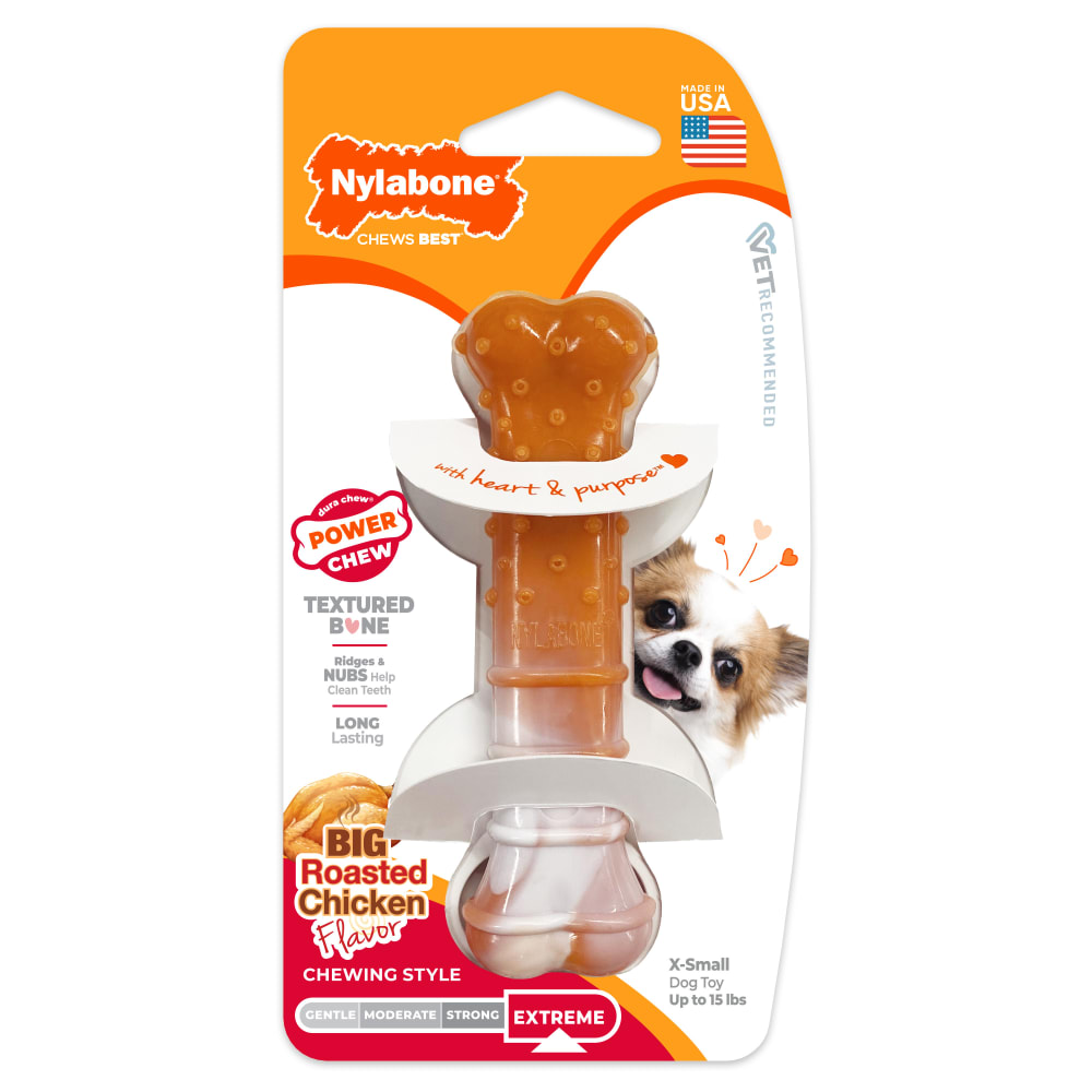 Front view of Orange White Swirl Xs in packaging