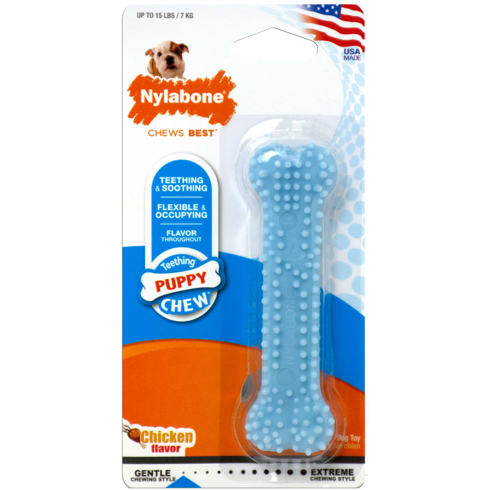 Puppy Teething Soothing Flexible Chew Toy Nylabone