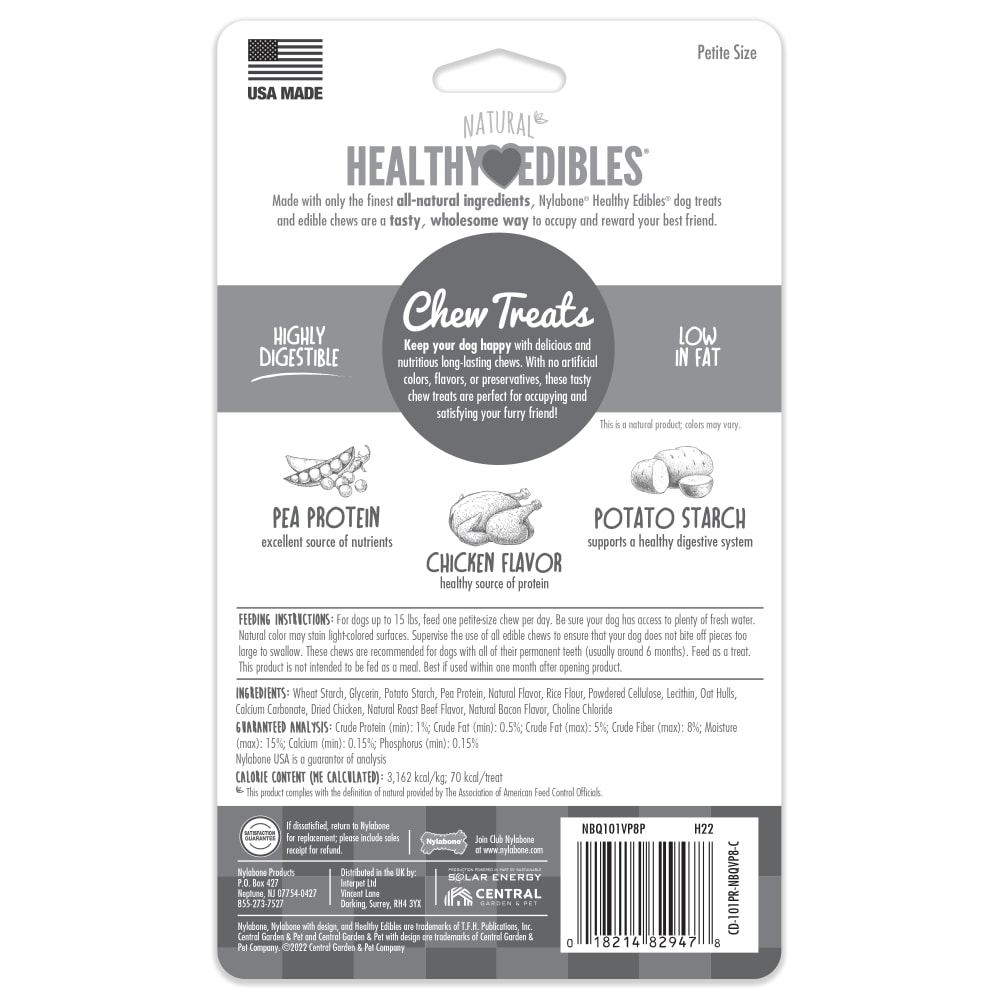 018214829478_Nylabone_Healthy Edibles Chicken 8ct Petite_InPackagingBack