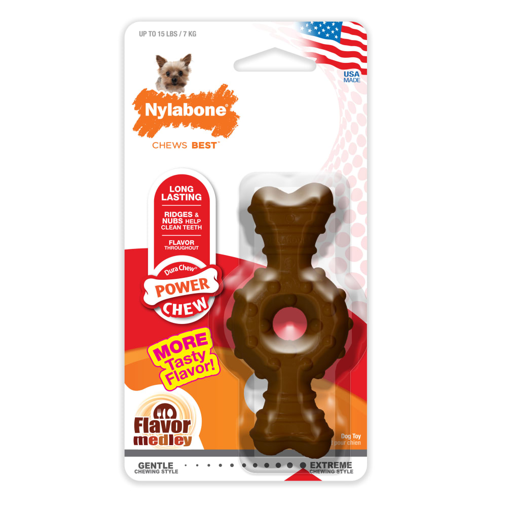 Ring Bone Dog Chew Toy Power Chew Nylabone