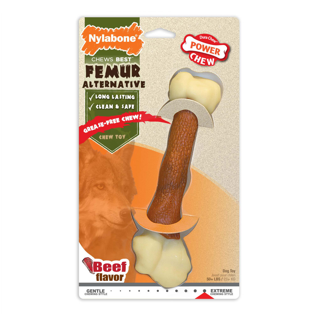 Power Chew Femur Dog Bone Alternative Nylabone