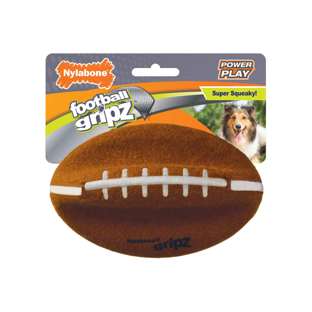 Front view of Nyla Play Gripz Football Medium Inpackagingfronthero in packaging