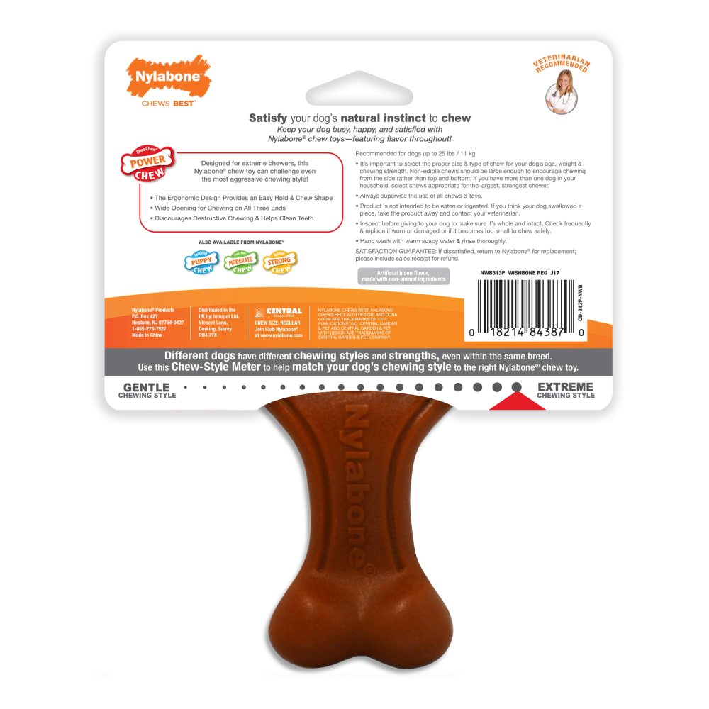 Nylabone wishbone large hotsell