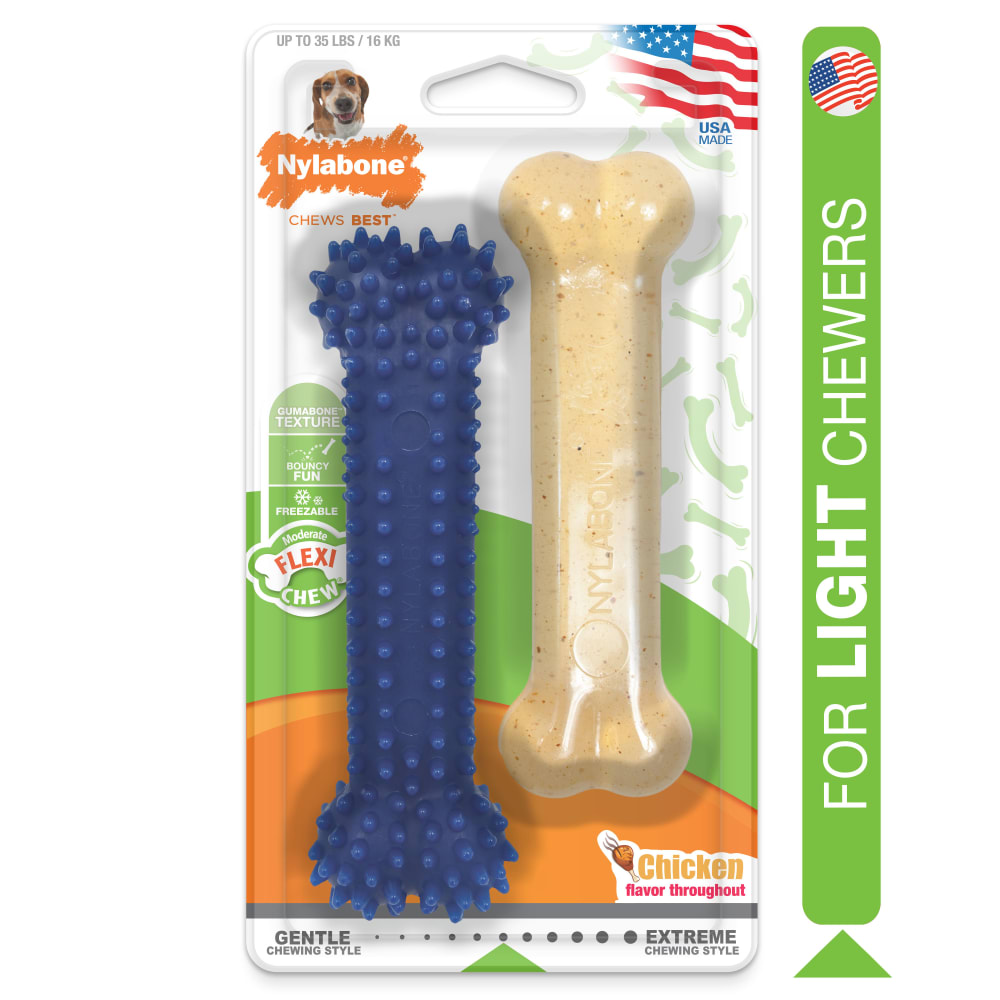 Dental Chew and Flexi Bone Combo Pack Nylabone